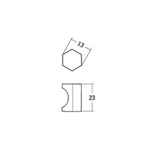 ปุ่มทรง 5 เหลี่ยม - Image 2