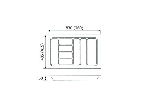 ถาดพลาสติก แบบ 5 - Image 2
