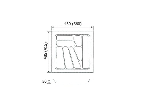 ถาดพลาสติก แบบ 4 - Image 2