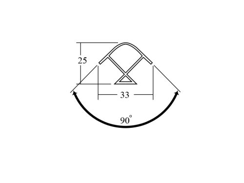 ตัวเข้ามุมแผ่นรองตู้แบบโค้ง - Image 2