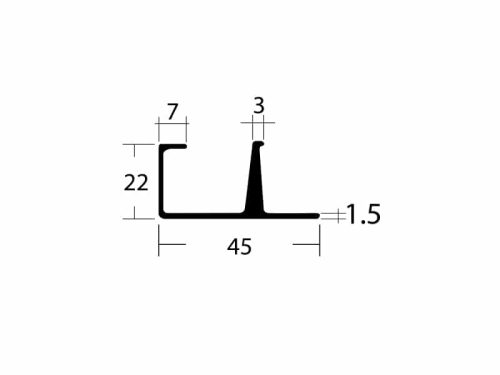 มือจับอลูมิเนียมแบบ 2 ยาว 3 ม. - Image 2