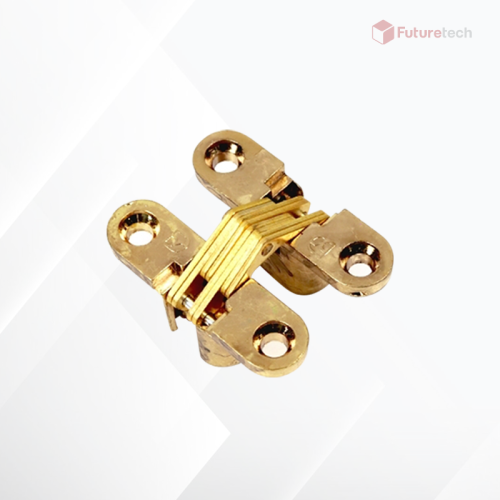 บานพับซ่อน 1/2" สีทอง - Image 2