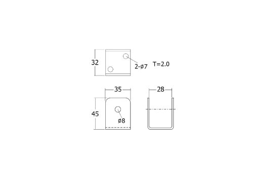 ฉากตัวยู สเตนเลส 302 - Image 2
