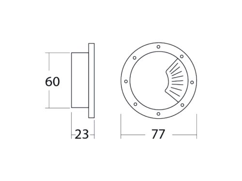 ช่องร้อยสายไฟพลาสติกกลม 77 มม. สีดำ - Image 2