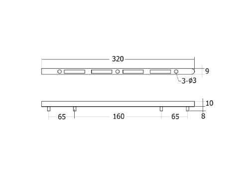 รางพลาสติก 4 ปุ่ม 320 เมตร - Image 2