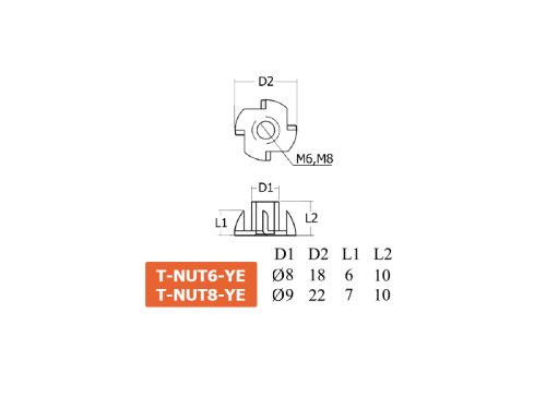 T-NUT ตัวหนอนฝังไม้ สีรุ้ง - Image 2