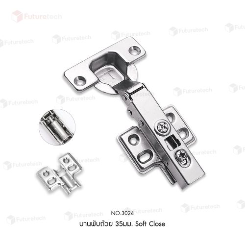 บานพับถ้วย 35 มม. รุ่น 3024 ระบบ Soft Close - Image 2