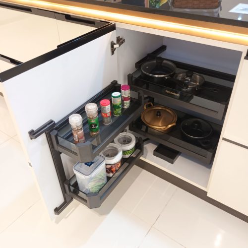 ชุดชั้นเก็บอุปกรณ์ครัว หน้าบาน 60cm. - Image 4
