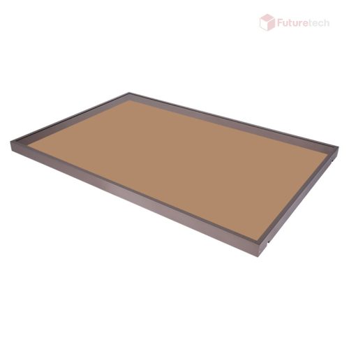 ชั้นวางของ พร้อมไฟ LED Brown ปรับแสงได้